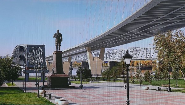 По распоряжению Андрея Травникова начались работы по надвижке пролетных конструкций четвертого моста через Обь в Новосибирске