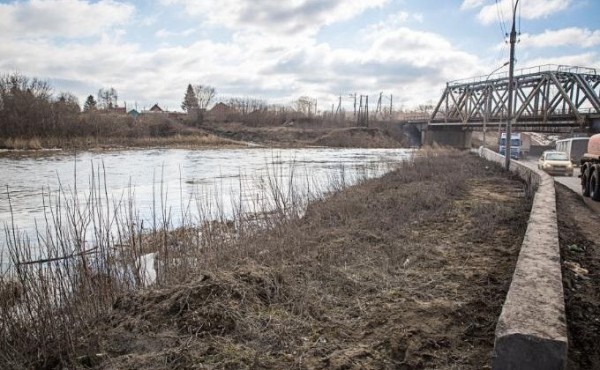 В самую грязную реку Новосибирска передумала прыгать девушка