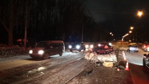 Крупное ДТП в Кировском районе Новосибирска: пять человек в больнице