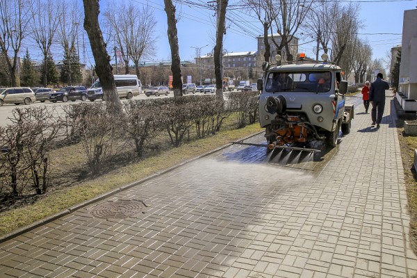 Убрать зимнюю грязь с&nbsp;улиц Новосибирска планируют к&nbsp;9&nbsp;мая