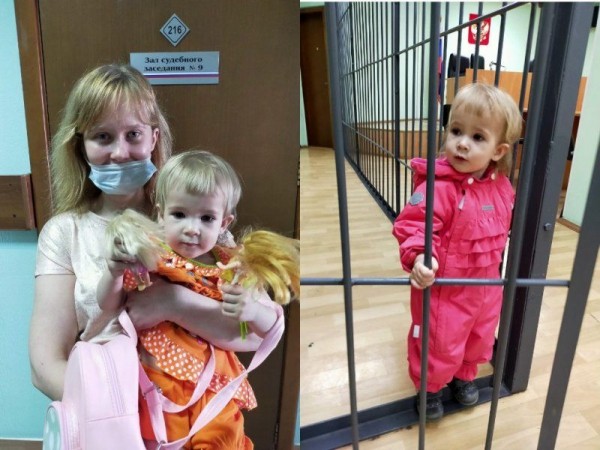 Приговор под детский плач: жительницу Новосибирска второй раз судили за поддержку Навального