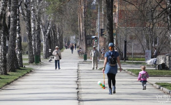 Температура как летом +26 в Новосибирске на текущей неделе