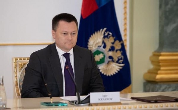 Генеральный прокурор РФ Игорь Краснов прибыл в Новосибирск Генеральный прокурор РФ Игорь Краснов прибыл в Новосибирск