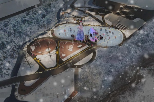 Сцена, кафе и родник: для парка в пойме Ельцовки разработали дизайн-проект Сцена, кафе и родник: для парка в пойме Ельцовки разработали дизайн-проект