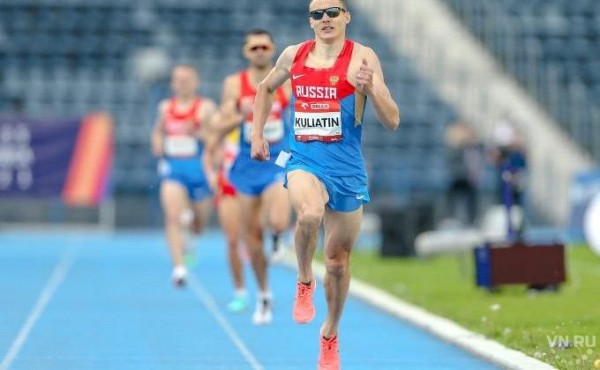 Незрячий бегун из Новосибирска установил рекорд Европы