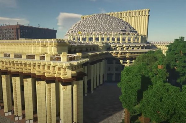Новосибирск появился в популярной компьютерной игре Minecraft