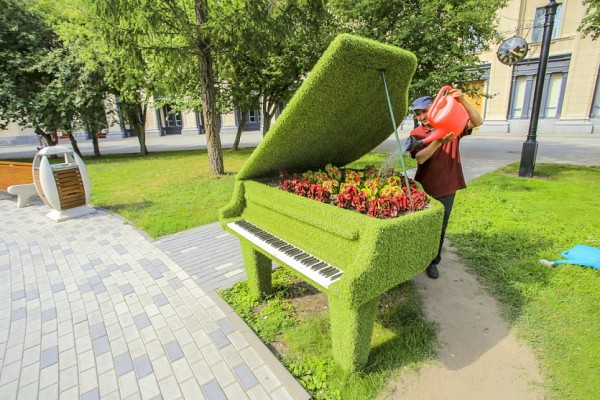 Вам цветы: где в&nbsp;Новосибирске самые красивые клумбы