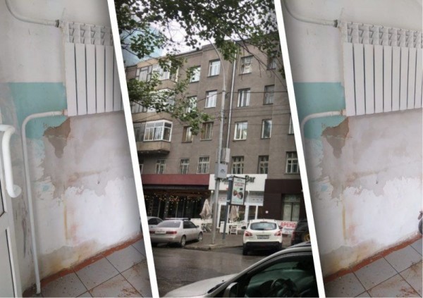 Во время капремонта многоквартирный дом в центре Новосибирска сварился от напора кипятка