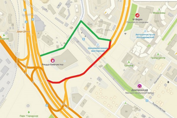 Выезд с&nbsp;Ипподромской закроют на&nbsp;месяц из-за стройки нового моста