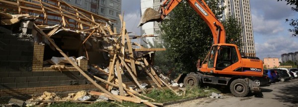 Пекарню на&nbsp;Бориса Богаткова превратили в&nbsp;груду кирпичей