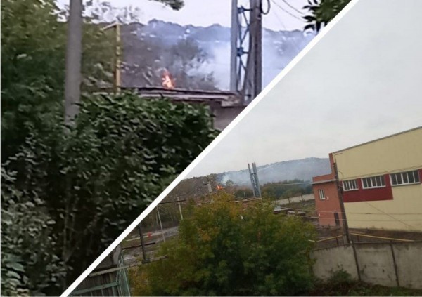 &laquo;Левобережный&raquo; мусорный полигон загорелся в Новосибирске 2 октября