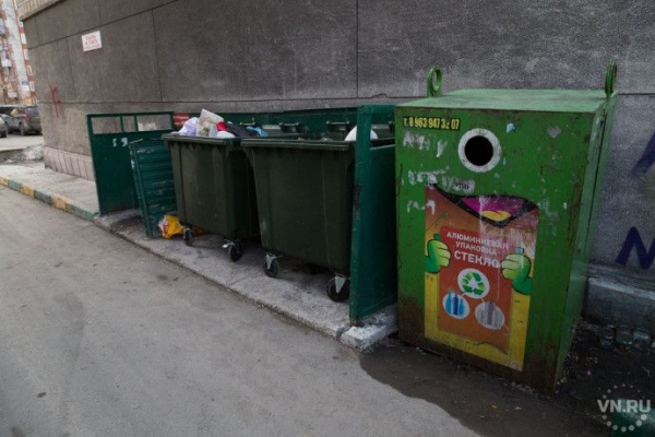 Новосибирская область получит федеральное финансирование на закупку контейнеров для раздельного сбора отходов