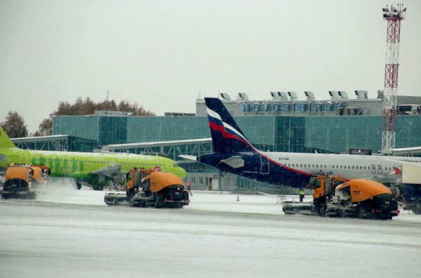 Пассажиры почти сутки не могли вылететь из новосибирского Толмачево в Дубай