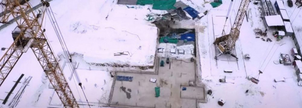 Группа «ВИС» показала с дрона строительство поликлиник в Новосибирске Группа «ВИС» показала с дрона строительство поликлиник в Новосибирске