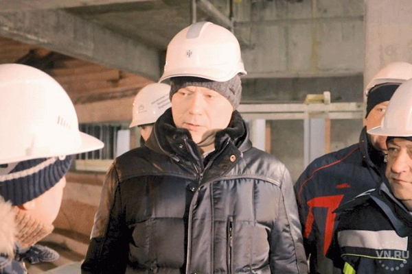 На тренировочной арене нового ЛДС в Новосибирске подали отопление