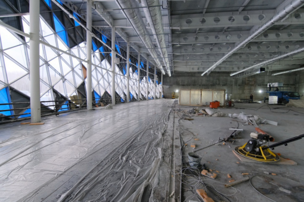 На&nbsp;всех шести этажах ЛДС в&nbsp;Новосибирске смонтировали перегородки