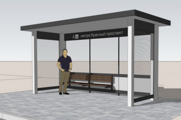 Новые павильоны для пассажиров появятся на&nbsp;14&nbsp;остановках в&nbsp;Новосибирске