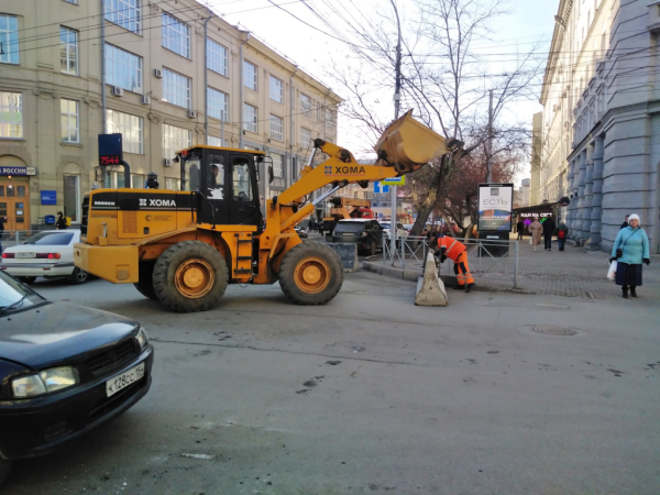 В&nbsp;Новосибирске улицу Ленина перекрыли до&nbsp;10&nbsp;февраля
