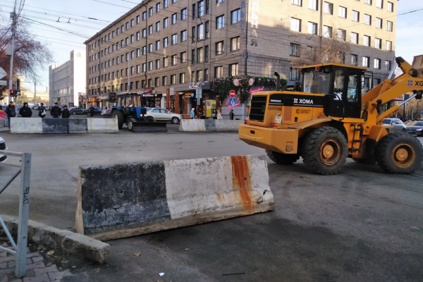 В&nbsp;Новосибирске улицу Ленина перекрыли до&nbsp;10&nbsp;февраля