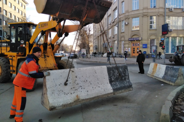 В&nbsp;Новосибирске улицу Ленина перекрыли до&nbsp;10&nbsp;февраля