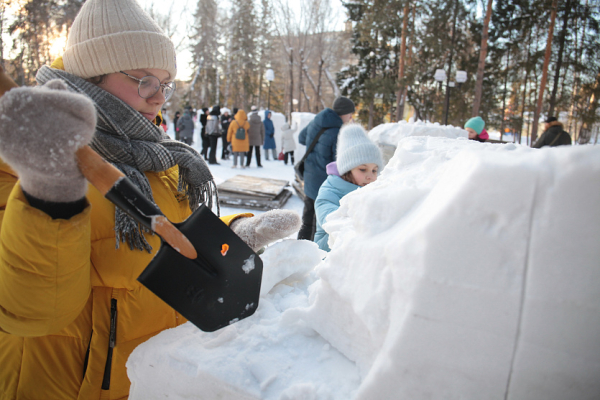 Фестиваль снежной скульптуры стартовал в&nbsp;Центральном парке