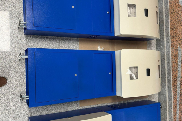 Автоматы по продаже жетонов завезли на новую станцию «Спортивная» Автоматы по продаже жетонов завезли на новую станцию «Спортивная»